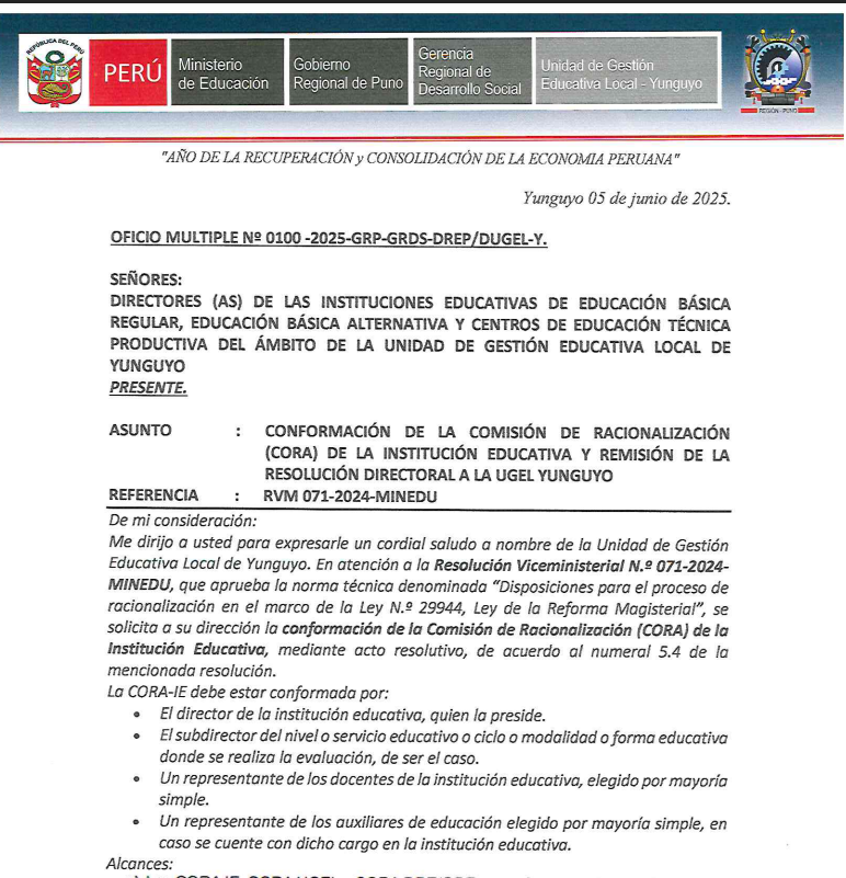 Imagen Comunicado